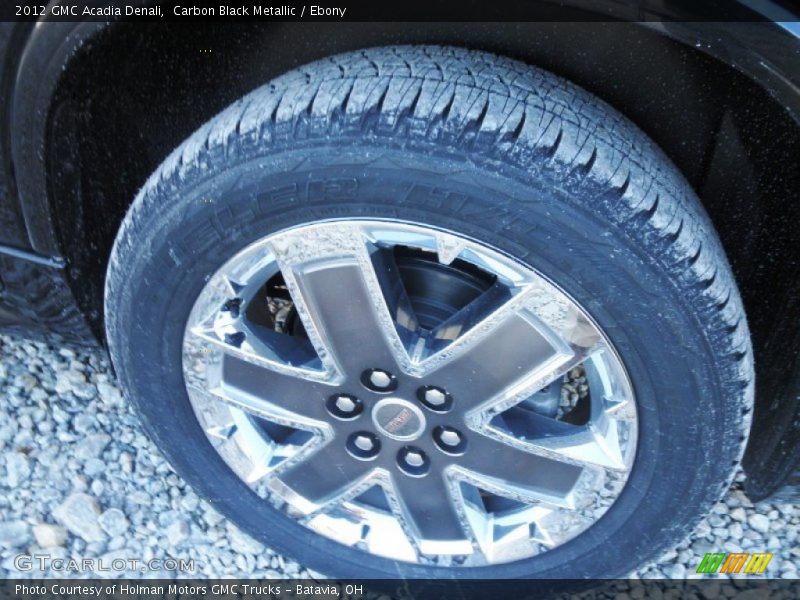 Carbon Black Metallic / Ebony 2012 GMC Acadia Denali