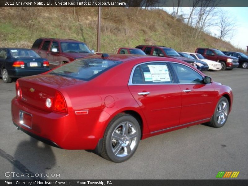 Crystal Red Tintcoat / Cocoa/Cashmere 2012 Chevrolet Malibu LT