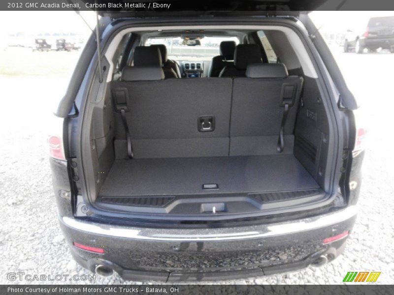 Carbon Black Metallic / Ebony 2012 GMC Acadia Denali