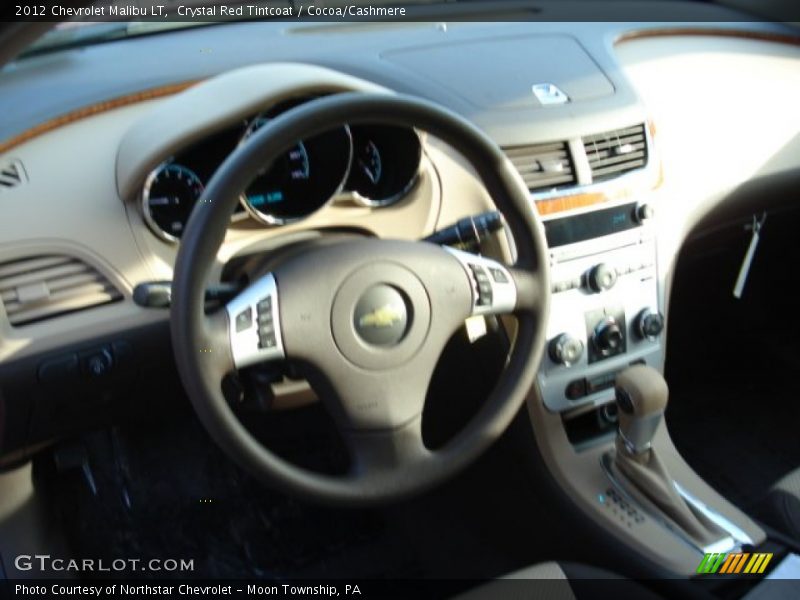 Crystal Red Tintcoat / Cocoa/Cashmere 2012 Chevrolet Malibu LT