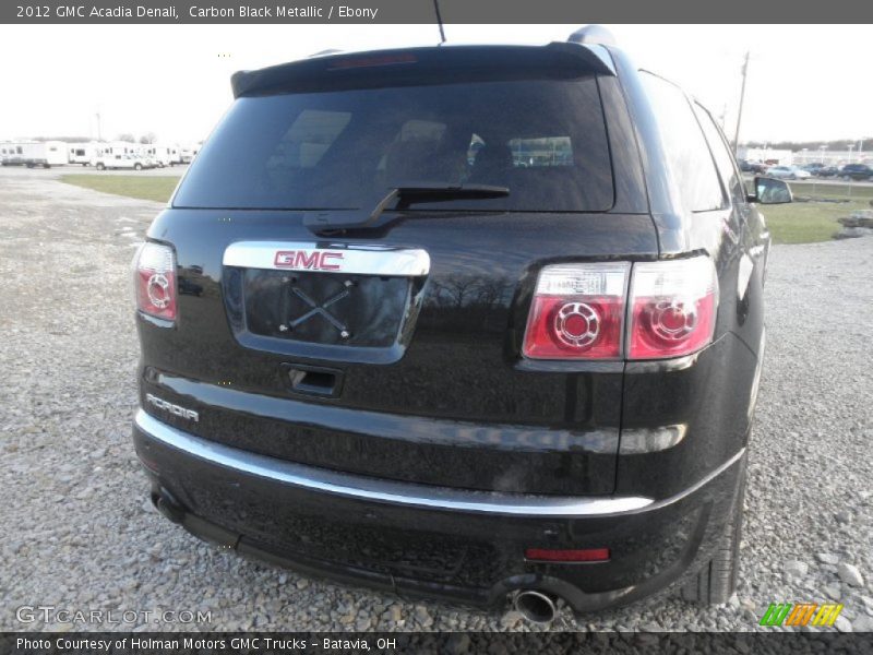 Carbon Black Metallic / Ebony 2012 GMC Acadia Denali