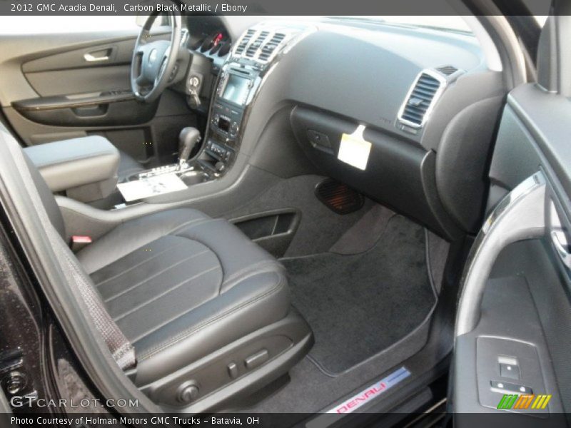 Carbon Black Metallic / Ebony 2012 GMC Acadia Denali