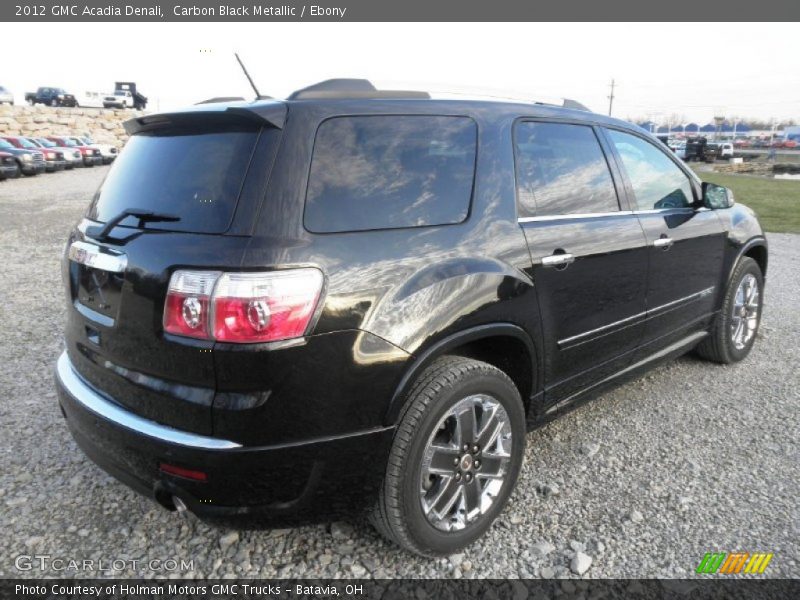 Carbon Black Metallic / Ebony 2012 GMC Acadia Denali