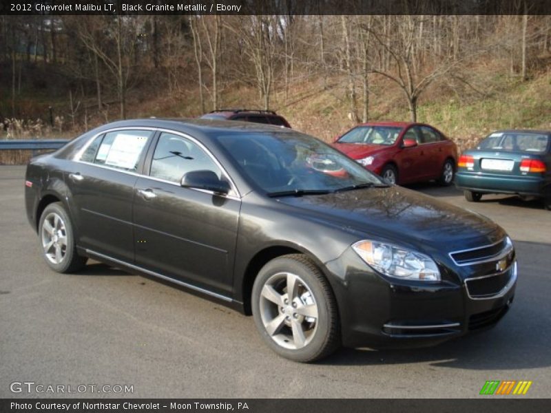 Black Granite Metallic / Ebony 2012 Chevrolet Malibu LT
