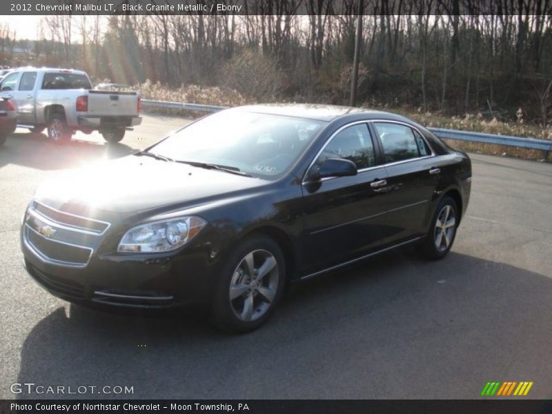 Black Granite Metallic / Ebony 2012 Chevrolet Malibu LT