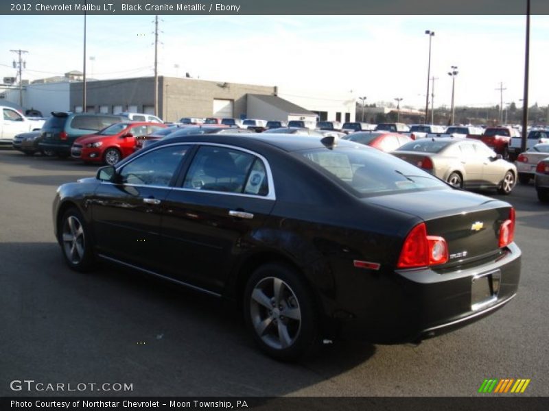 Black Granite Metallic / Ebony 2012 Chevrolet Malibu LT
