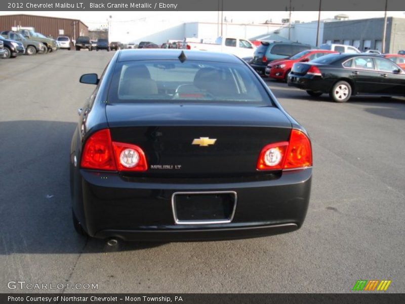 Black Granite Metallic / Ebony 2012 Chevrolet Malibu LT