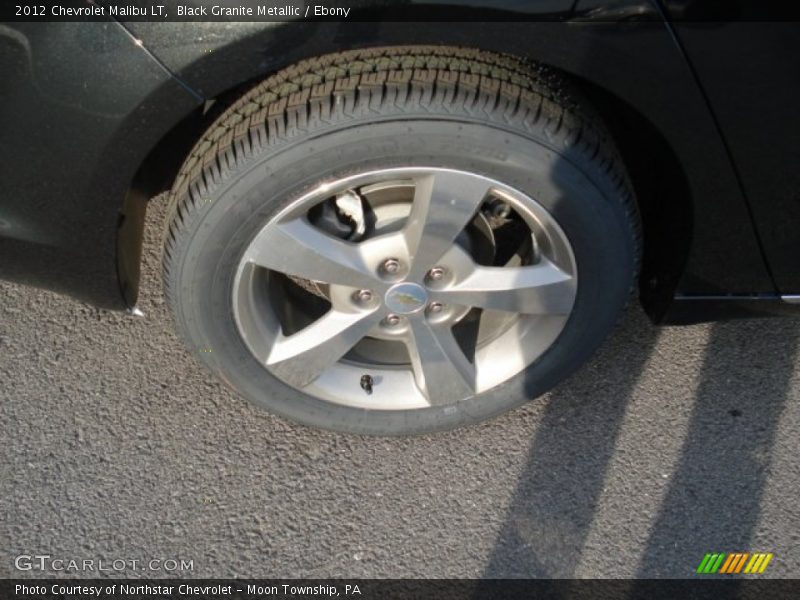 Black Granite Metallic / Ebony 2012 Chevrolet Malibu LT