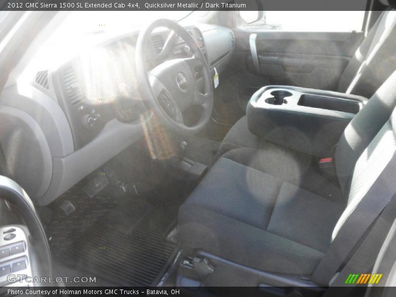 Quicksilver Metallic / Dark Titanium 2012 GMC Sierra 1500 SL Extended Cab 4x4