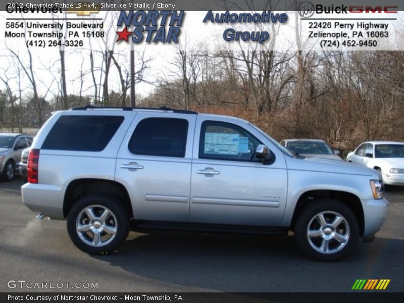 Silver Ice Metallic / Ebony 2012 Chevrolet Tahoe LS 4x4