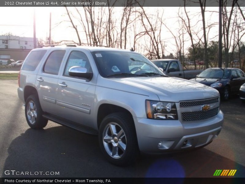 Silver Ice Metallic / Ebony 2012 Chevrolet Tahoe LS 4x4