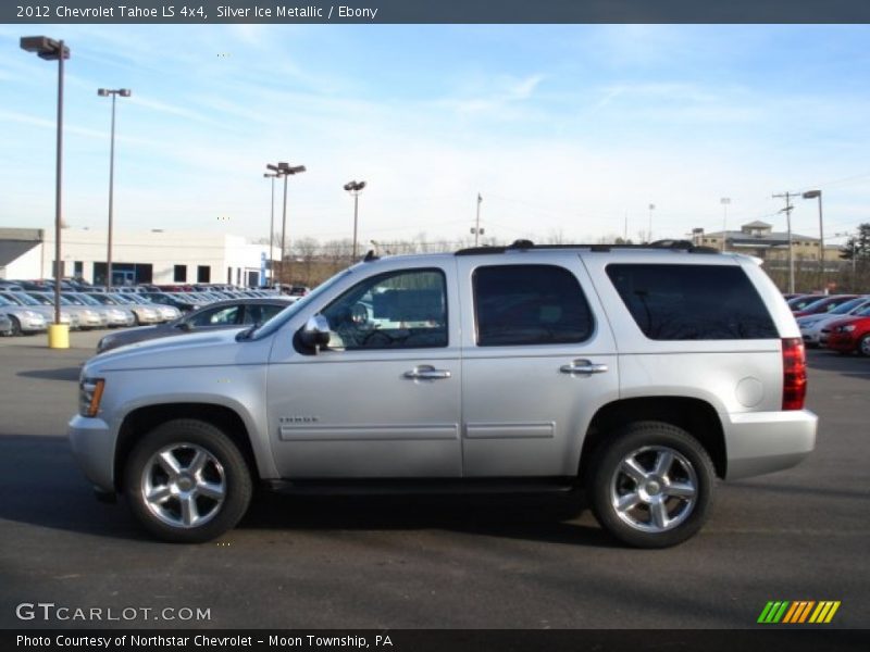 Silver Ice Metallic / Ebony 2012 Chevrolet Tahoe LS 4x4
