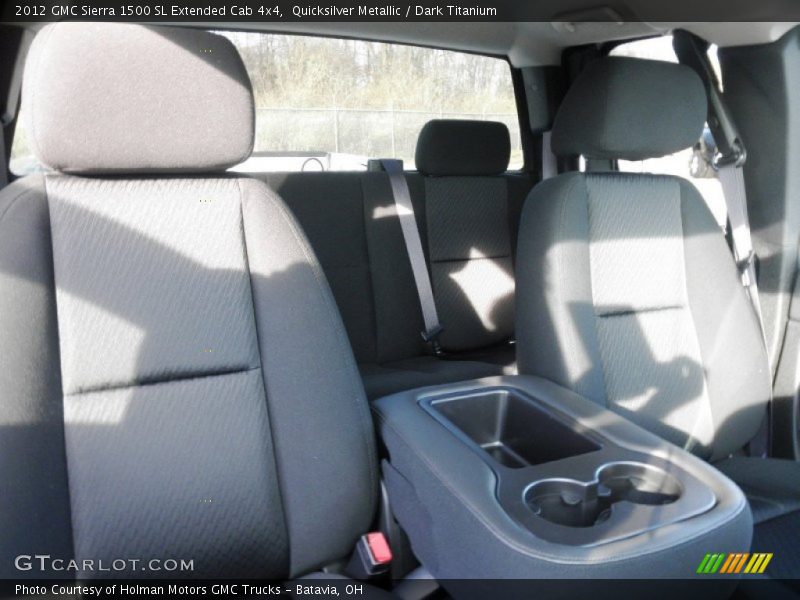 Quicksilver Metallic / Dark Titanium 2012 GMC Sierra 1500 SL Extended Cab 4x4