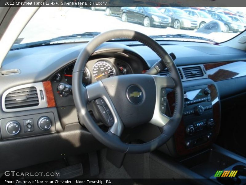 Silver Ice Metallic / Ebony 2012 Chevrolet Tahoe LS 4x4