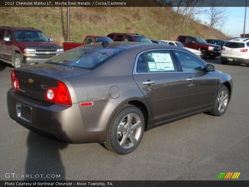 Mocha Steel Metallic / Cocoa/Cashmere 2012 Chevrolet Malibu LT