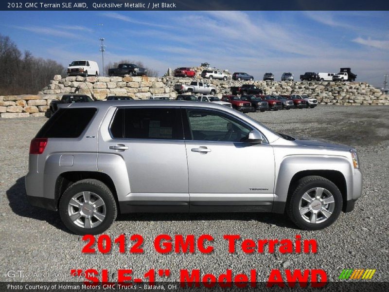 Quicksilver Metallic / Jet Black 2012 GMC Terrain SLE AWD