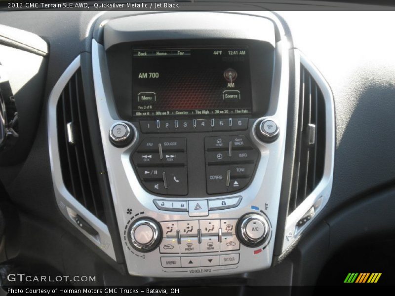 Quicksilver Metallic / Jet Black 2012 GMC Terrain SLE AWD