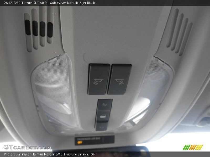 Quicksilver Metallic / Jet Black 2012 GMC Terrain SLE AWD