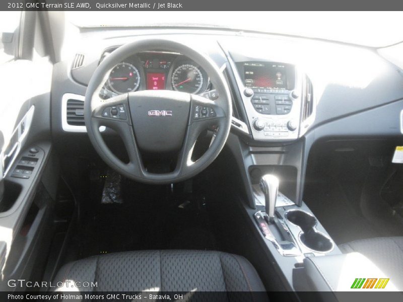 Quicksilver Metallic / Jet Black 2012 GMC Terrain SLE AWD