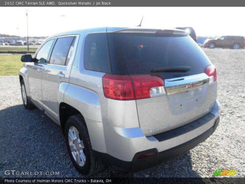 Quicksilver Metallic / Jet Black 2012 GMC Terrain SLE AWD