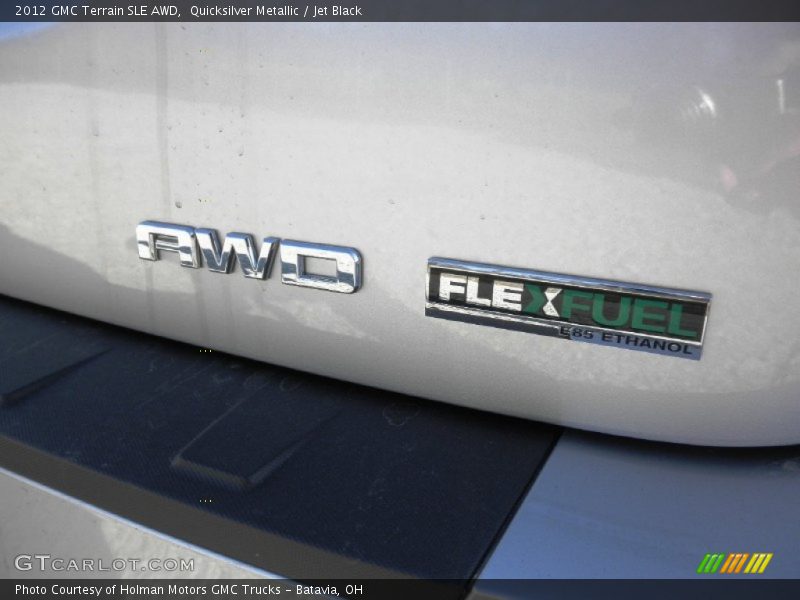 Quicksilver Metallic / Jet Black 2012 GMC Terrain SLE AWD