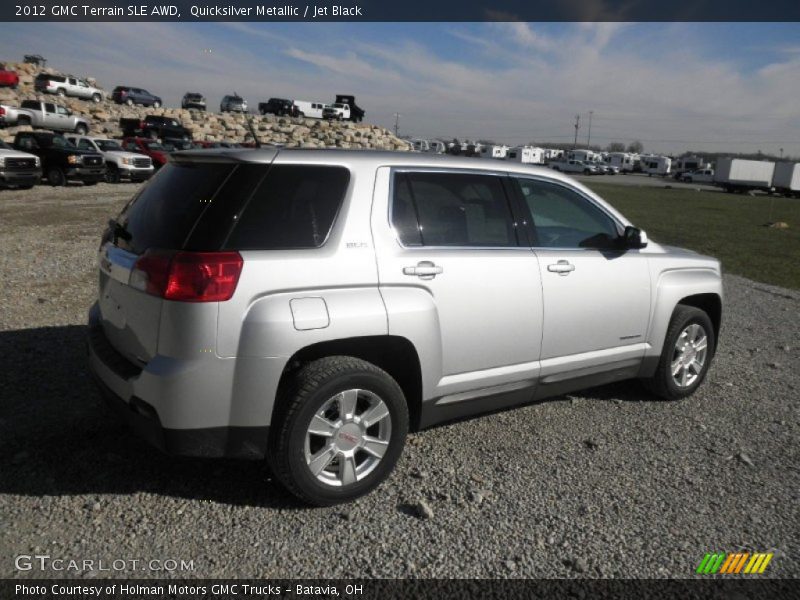 Quicksilver Metallic / Jet Black 2012 GMC Terrain SLE AWD