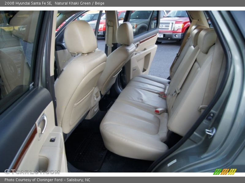Natural Khaki Green / Beige 2008 Hyundai Santa Fe SE
