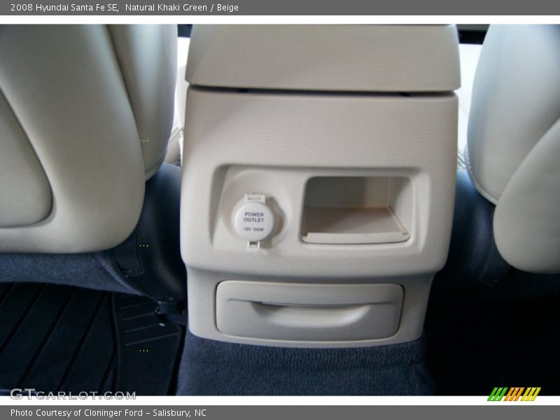 Natural Khaki Green / Beige 2008 Hyundai Santa Fe SE