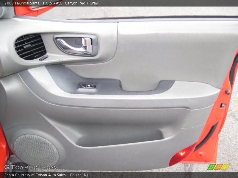 Canyon Red / Gray 2003 Hyundai Santa Fe GLS 4WD