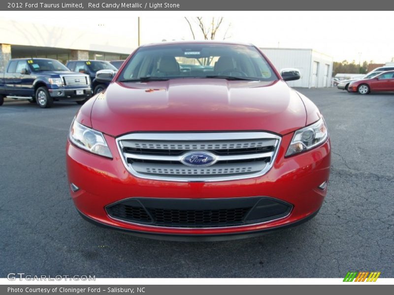 Red Candy Metallic / Light Stone 2012 Ford Taurus Limited
