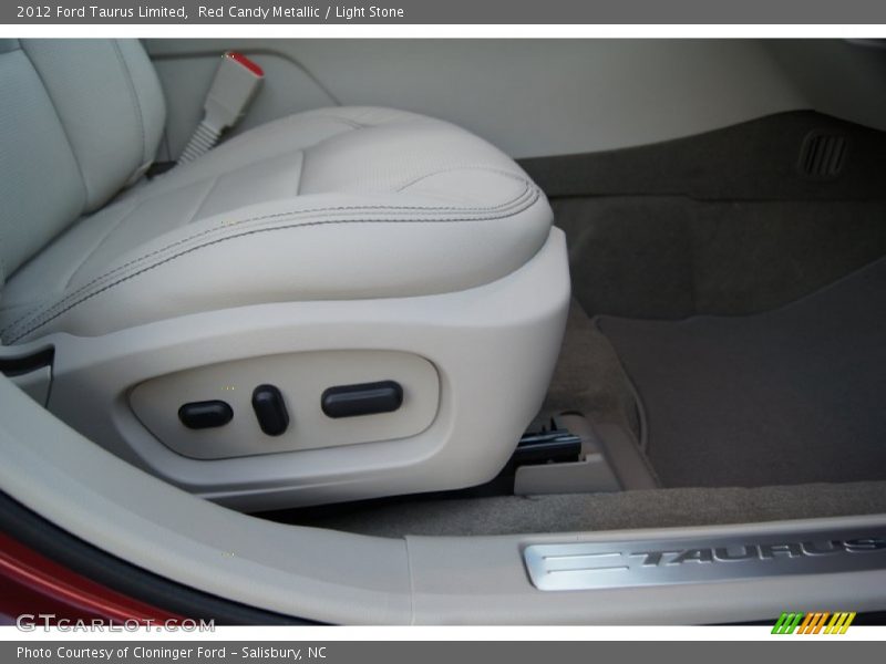 Red Candy Metallic / Light Stone 2012 Ford Taurus Limited