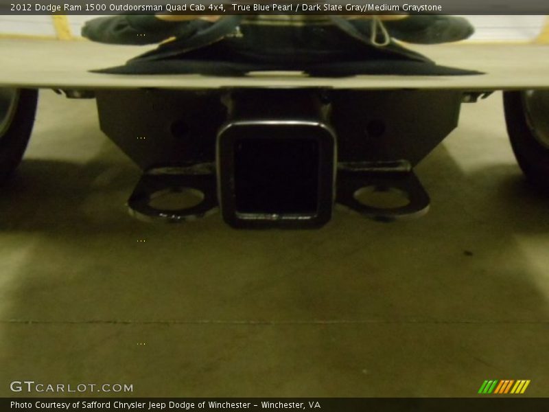 True Blue Pearl / Dark Slate Gray/Medium Graystone 2012 Dodge Ram 1500 Outdoorsman Quad Cab 4x4
