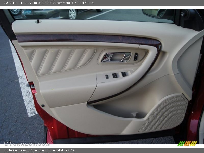 Red Candy Metallic / Light Stone 2012 Ford Taurus Limited
