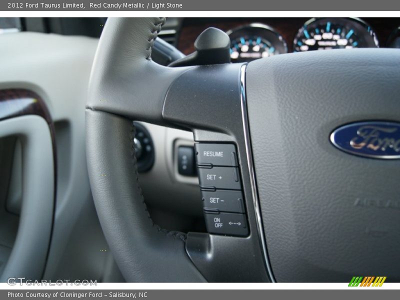 Red Candy Metallic / Light Stone 2012 Ford Taurus Limited