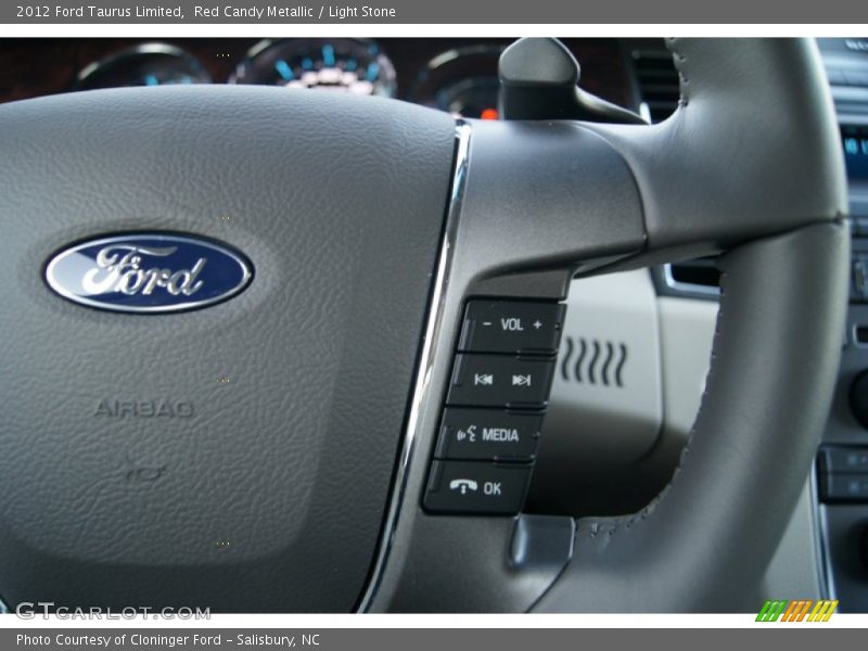 Red Candy Metallic / Light Stone 2012 Ford Taurus Limited