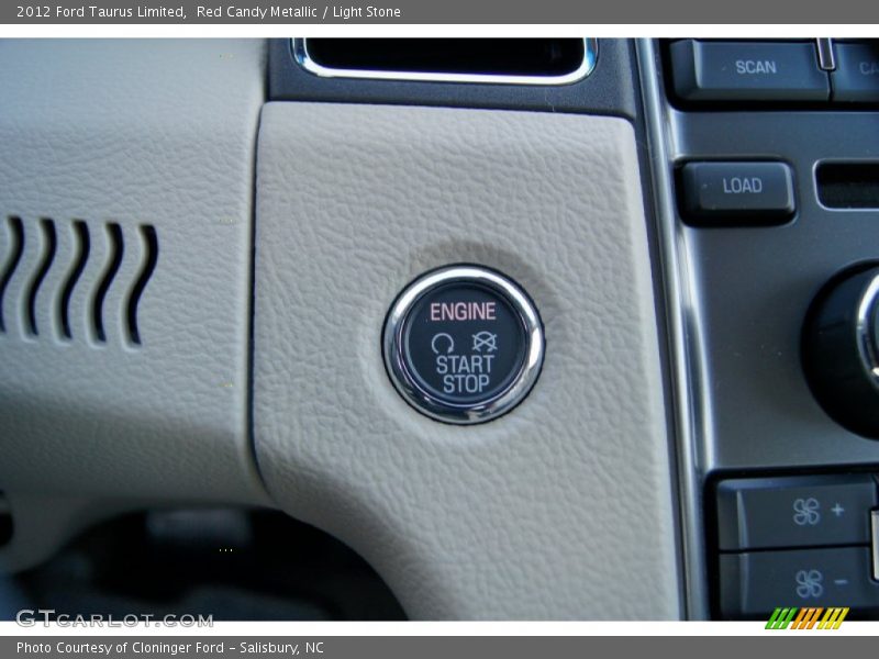 Red Candy Metallic / Light Stone 2012 Ford Taurus Limited