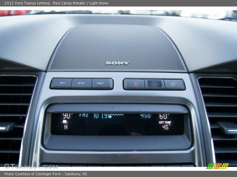 Red Candy Metallic / Light Stone 2012 Ford Taurus Limited