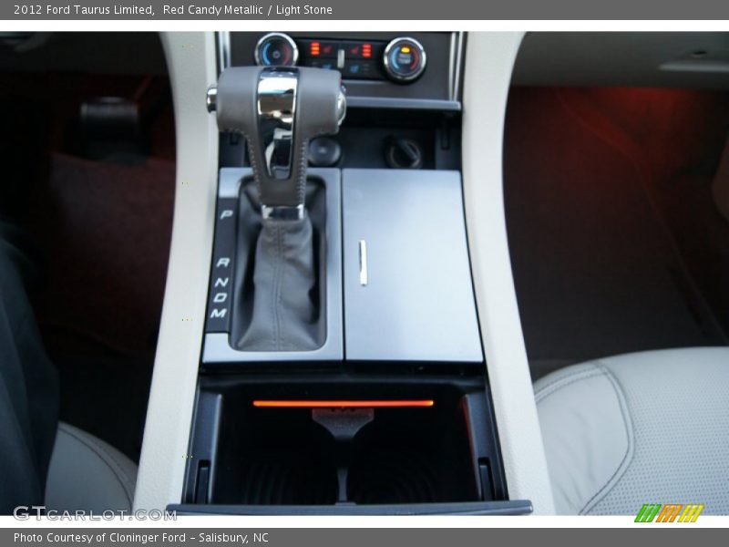 Red Candy Metallic / Light Stone 2012 Ford Taurus Limited