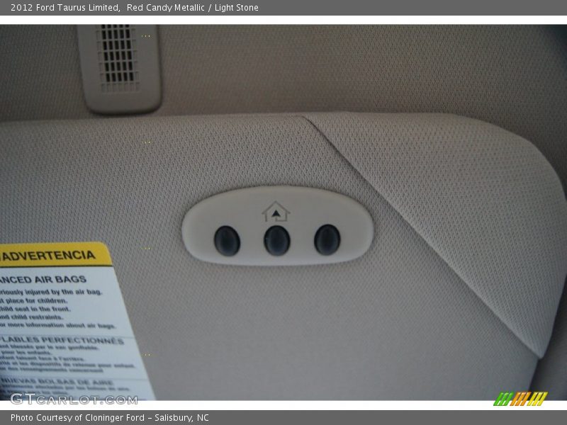 Red Candy Metallic / Light Stone 2012 Ford Taurus Limited