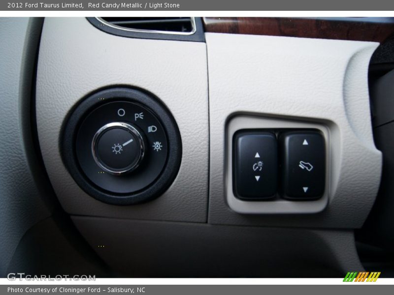 Red Candy Metallic / Light Stone 2012 Ford Taurus Limited