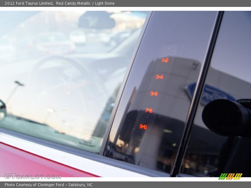 Red Candy Metallic / Light Stone 2012 Ford Taurus Limited