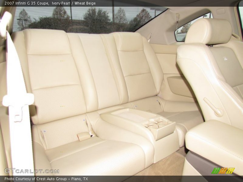 Ivory Pearl / Wheat Beige 2007 Infiniti G 35 Coupe