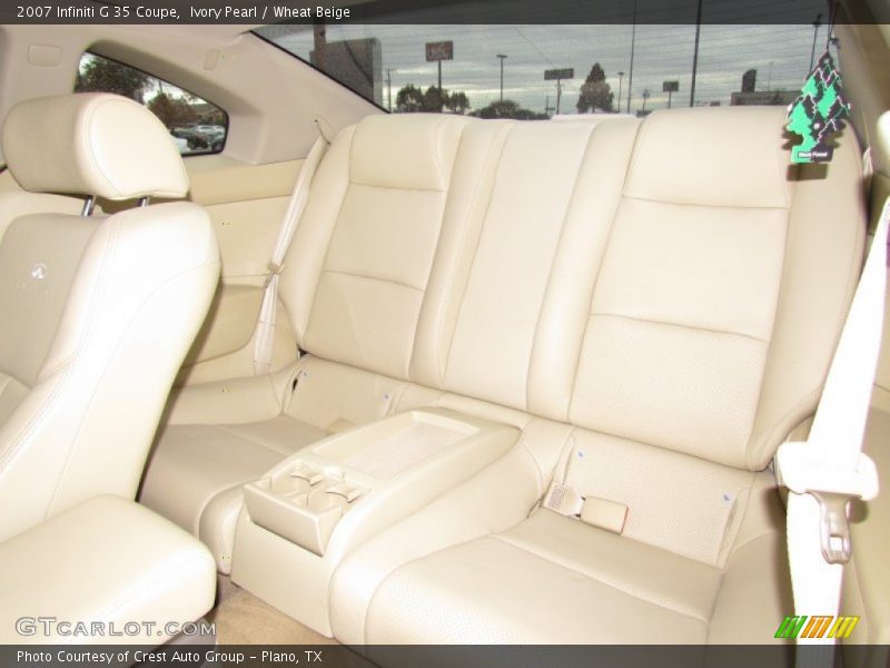 Ivory Pearl / Wheat Beige 2007 Infiniti G 35 Coupe