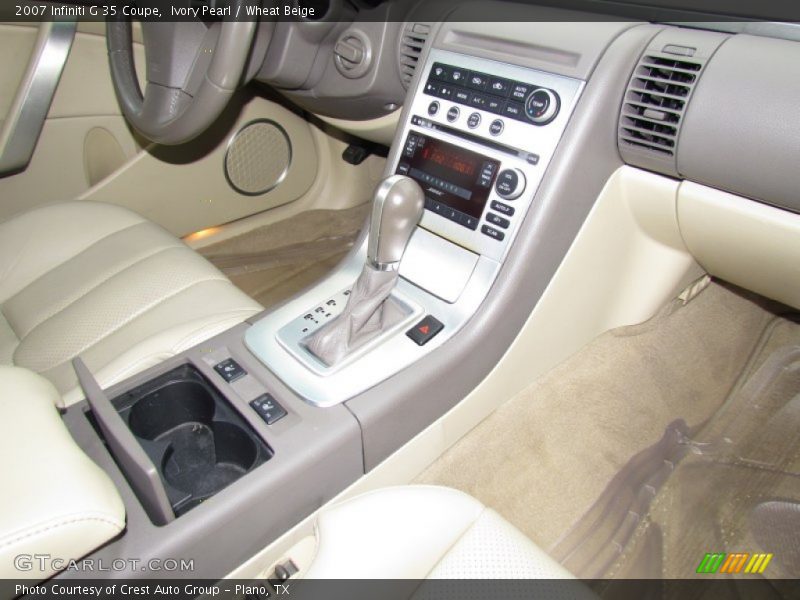 Ivory Pearl / Wheat Beige 2007 Infiniti G 35 Coupe