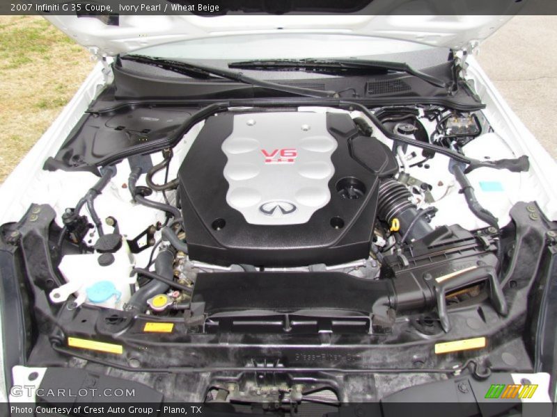 Ivory Pearl / Wheat Beige 2007 Infiniti G 35 Coupe