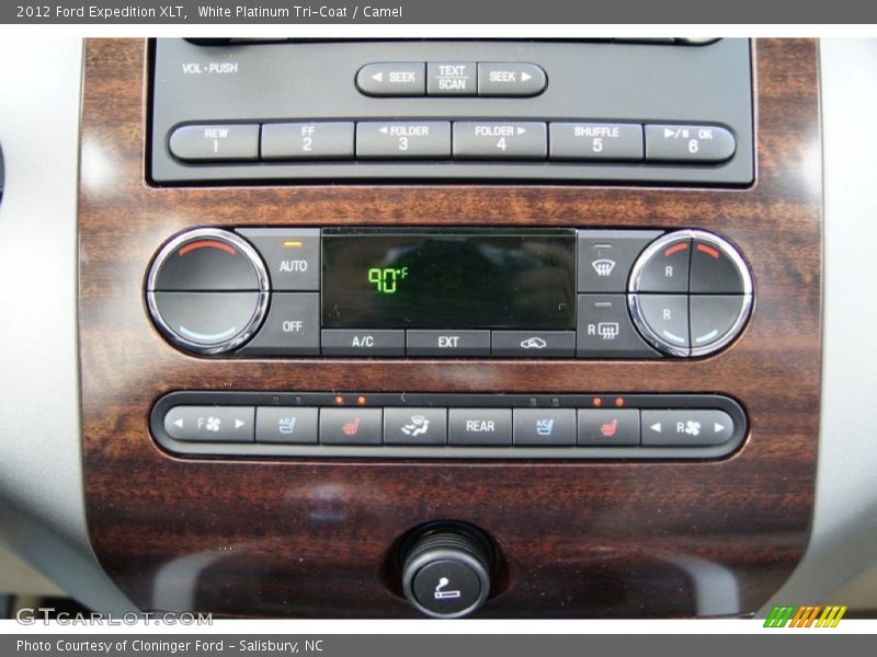 White Platinum Tri-Coat / Camel 2012 Ford Expedition XLT