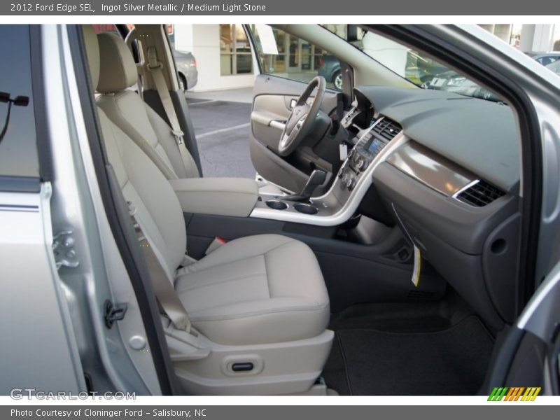 Ingot Silver Metallic / Medium Light Stone 2012 Ford Edge SEL