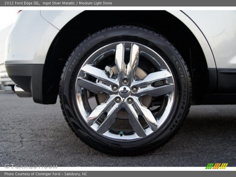 Ingot Silver Metallic / Medium Light Stone 2012 Ford Edge SEL