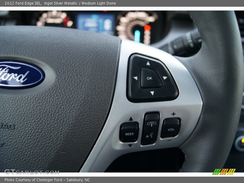 Ingot Silver Metallic / Medium Light Stone 2012 Ford Edge SEL