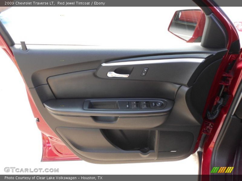 Red Jewel Tintcoat / Ebony 2009 Chevrolet Traverse LT
